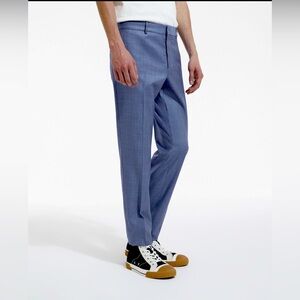 The Kooples Fitted Wool Blue Suit pants Size 46 FR/ 30 US Small NWT